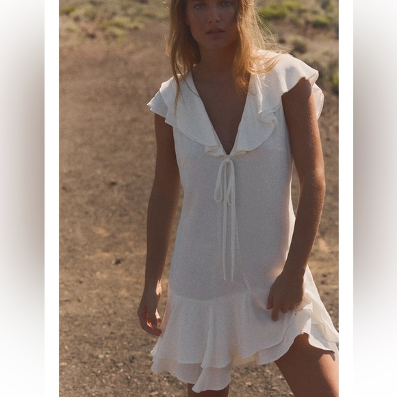 Zara Dresses & Skirts - Zara Ruffle Tiered Short Dress